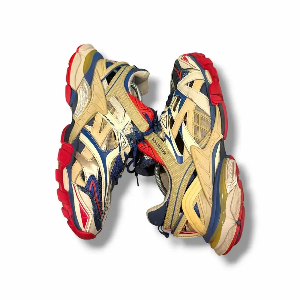 Balenciaga Track 2 ‘Grey Red Blue’ Sneakers | Size 45EU(12US)